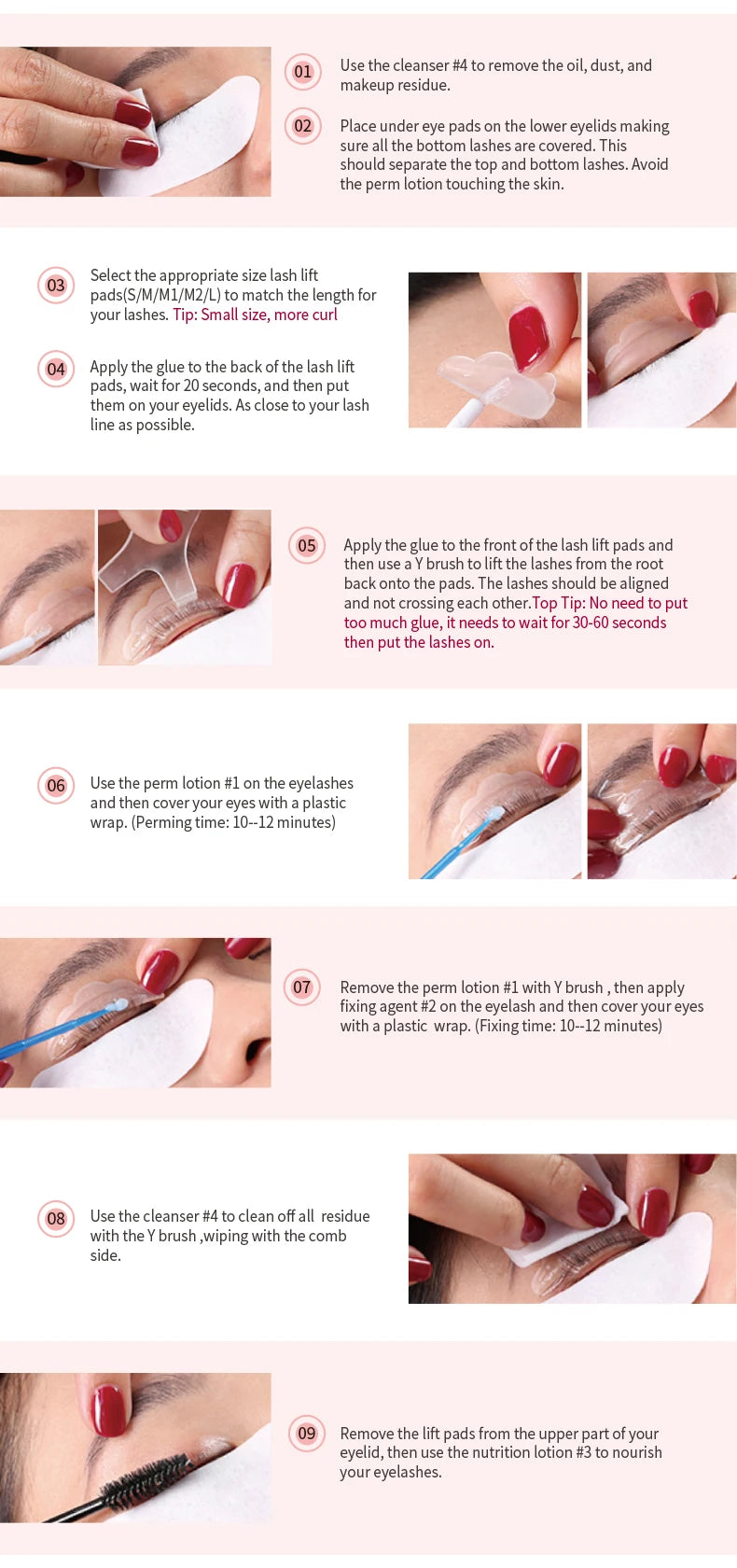 Dropshipping ICONSIGN Wimpernlifting Kit Wimpern-Lifting Wimpern-Booster Calia Set Wimpern Dauerwelle Augen Make-up Tools Kann Ihr Logo herstellen