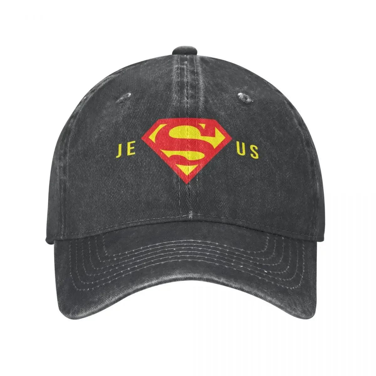 Super Jesus Washed Baseball Cap Mütze Herren Damen Christian Gott Kappe Frühling Herbst Vintage Casquette Gorras