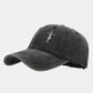 Vintage washed vintage unisex faith cross embroidered baseball cap - soft, breathable, adjustable dad cap, hip-hop style, suitab