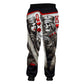 3D-Druck Totenkopf rauchend Lässige Y2K-Hose Herren Jogginghose Neu Coole Sweat-Jogger Harem Herren Volle Länge Hombre Kapuzen-Golfshirt