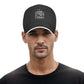 White Letter Print Kids Baseball Cap Fashion Comfort Vintage Hip Hop Baseball Hat Adjustable Sandwich Brim All Seasons