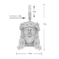 2024 New Bling  Jesus Christ Head Necklace Full Micro Paved 5A Cubic Zirconia Pendant For Men Iced Out Charm Hip Hop Jewelry