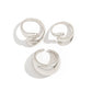 Fashion 4er-Set unregelmäßige Ringe für Frauen Punk-Persönlichkeit Gold-Silber Farbe Offene Ringe Party Täglich Weiblicher Schmuck
