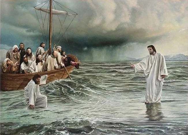 Christian God Jesus The Shepherd Christ Belief Faith The Samaritan Woman Posters Prints Canvas Painting Wall Art Picture Decor