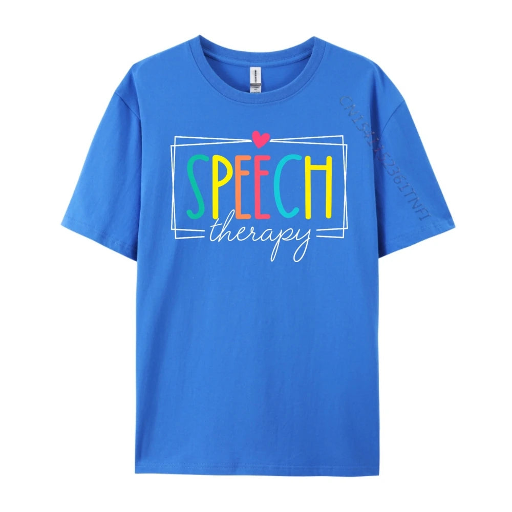 Logopädie Sprachtherapeut SLP Herren Designer T-Shirt Winter Neujahr Weihnachtsgeschenk Idee