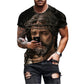 Sommer Lässige 3D Kreuz T-Shirt Herren Jesus Aufdruck T-Shirt 2022 Kurzarm Streetwear Christlicher Stil Männliche Kleidung