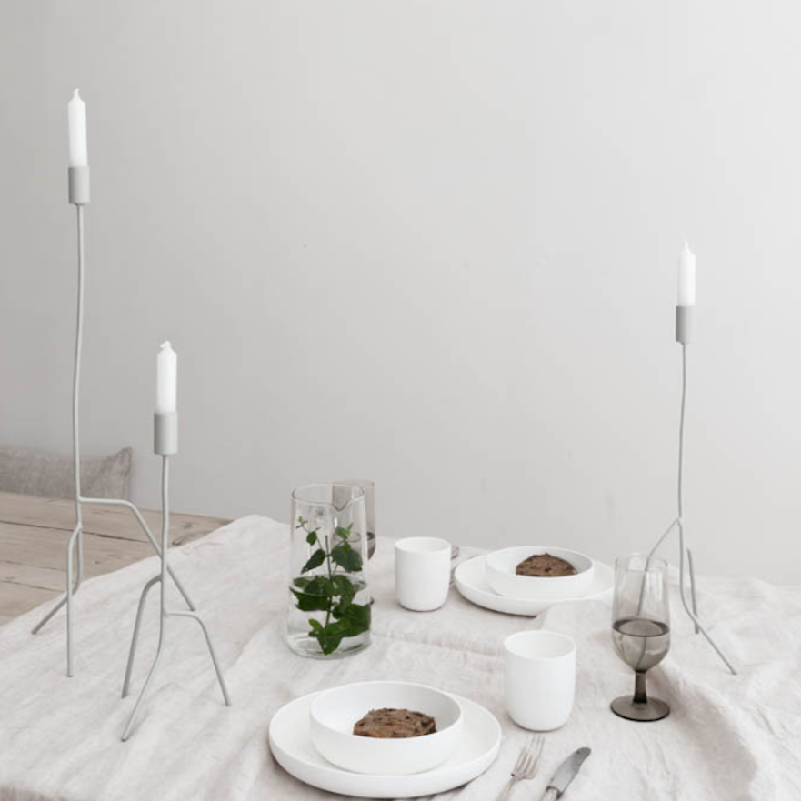 CANDLESTICK - THIN METAL - 3 sizes