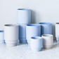 MONDAY MUG by PUIK - clean, stackable and sleek - 3 colors- set of 2