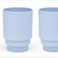 MONDAY MUG by PUIK - clean, stackable and sleek - 3 colors- set of 2