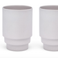 MONDAY MUG by PUIK - clean, stackable and sleek - 3 colors- set of 2