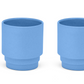 MONDAY ESPRESSO/SAKE by PUIK - modern stackable and sleek- 3 colors- set of 2