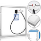 ACOPower 15W 12V Solar Charger Kit, 5A Charge Controller with Alligator Clips