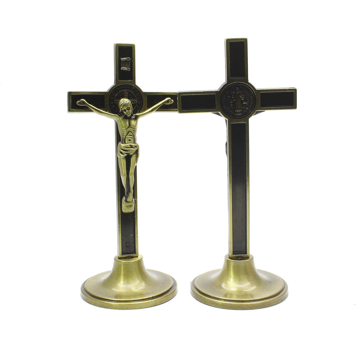 Kreuz Kruzifix Ständer Christus Katholische Jesus Statue Figur Religiöses Gebet Kirche Dekoration Auto Zuhause Kapelle Dekor