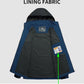 TRVLWEGO Camping Wanderjacke Herren Herbst Outdoor Sportmäntel Klettern Trekking Windbreaker Reise Wasserdichte Jacken Schwarz