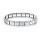 Hapiship Neue Mode Frauen Romantisches Herz 9mm Breite Edelstahl Armband Armreif Mädchen Hochzeit Weihnachtsgeschenk Schmuck G205