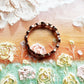 Round Circles Rose Gold Ring Fine Jewerly For Women Spring Brand New Romantic Gift In Real 925 Sterling Silver