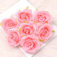 30pcs/7-8cm White Rose Artificial Silk Flower Heads DIY Wedding Home Birthday Party Decoration Wreath Scrapbooking Fake Flowers