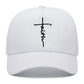 Casual Fashion  Faith Embroidery Baseball Cap Adjustable  Spring Summer Sun Hats Cotton Hat  Hip Hop Trucker Caps Snapback