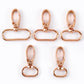 5/10Pcs Meetee 20/25/32/38mm Metal Bags Strap Buckles Lobster Clasp Collar Carabiner Snap Hook DIY KeyChain Bag Part Accessories