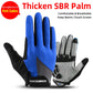 ROCKBROS Fahrradhandschuhe Schwammpolster Lange Finger Motorradhandschuhe für Fahrrad Mountainbike Handschuhe Touchscreen MTB Handschuhe