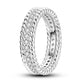 Ringe für Frauen 925 Silberfarbe Zirkon Wickellinie Geometrischer Sternring Verlobung Hochzeit Romantisches Valentinstag Feinschmuck Geschenk