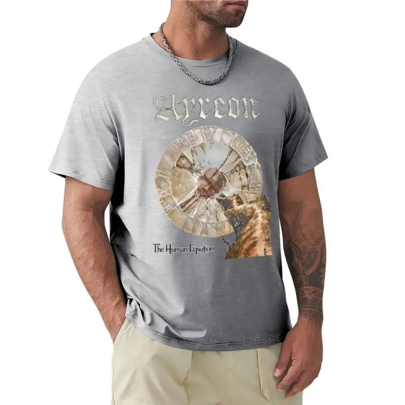 Ayreon - The Human Equation T-Shirt Anime Sweatshirt Koreanische Mode Herren Kurzarm-T-Shirts