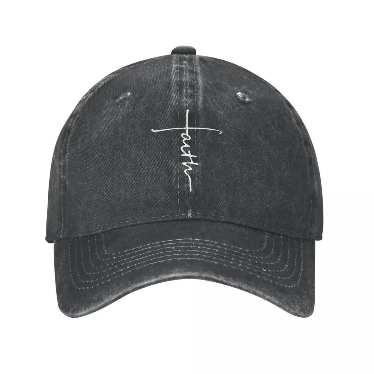 Hip Hop Baseball Cap Snapback Baseballmütze Jesus Glaube Kreuz Christlich Frühling Herbst Mütze Denim Casquette Mode