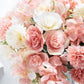30CM Seidenrosen Hochzeit Bouquet Vase für Home Raum Dekoration Weihnachtsgirlande Scrapbooking Künstliche Hortensie Kunstblumen
