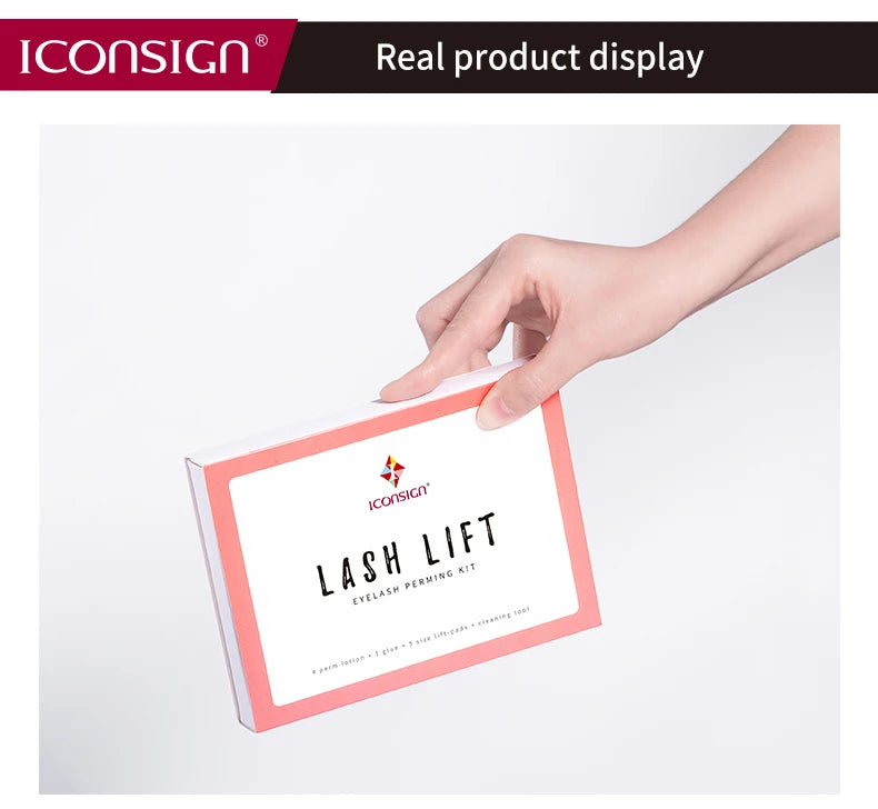 Dropshipping ICONSIGN Wimpernlifting Kit Wimpern-Lifting Wimpern-Booster Calia Set Wimpern Dauerwelle Augen Make-up Tools Kann Ihr Logo herstellen