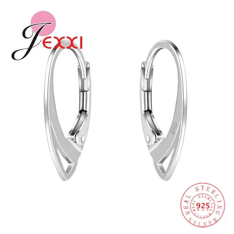 100 Stücke/Charge 925 Sterling Silber Haken Ohrdraht Ohrringe Zubehör DIY Ohrring Schneller Versand
