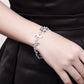 Heiß feine Musiknote Kette 925 Sterling Silber Armbänder für Damen Hochzeitsfeier Mädchen Studentin Weihnachtsgeschenke Mode Schmuck