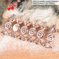 6 Stück 6 cm transparente Schneeball-Weihnachtskugeln Anhänger für Weihnachtsbaumschmuck Klare Kugeln Hängende Ornamente Weihnachten Navidad