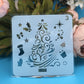 8Pcs/Set 13cm Christmas Model C DIY Layering Stencils Painting Scrapbook Coloring Embossing Album Decorative Card Template