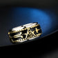 Freemasonry Geometric Rings Rotatable Titanium Steel Men's Large Ring Fashion Jewelry