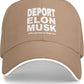 Anti Elon Musk Trucker Hats Fire Elon Musk Deport Stop Musk Funny Gag Baseball Cap for Mens Women