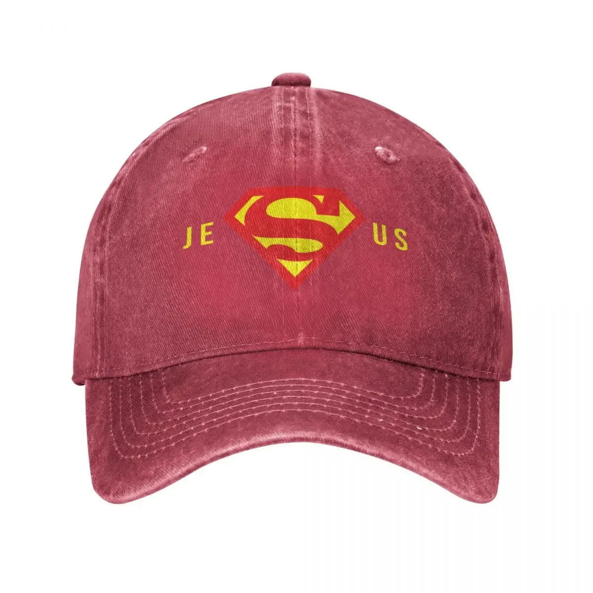 Super Jesus Washed Baseball Cap Mütze Herren Damen Christian Gott Kappe Frühling Herbst Vintage Casquette Gorras