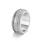 Zirconia rotating rings for men and women, a lucky and romantic gift for couples