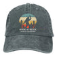 Bigfoot is Real and He Tried to Eat My Ass Baseball Cap Unisex Vintage Trucker Hat Adjustable Cowboy Hats for Mens Womens
