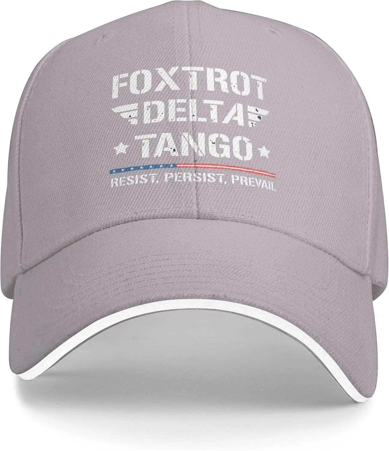 Foxtrot Delta Tango FDT Trucker Hats Resist Persist Prevail Baseball Cap for Mens Women Adjustable Classic Dad Hat