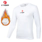 X-TIGER Winter Fahrrad Unterhemd Langarm Warme Fahrrad Unterwäsche Fleece Sport Radtrikot Hält Warm Rennrad Shirt