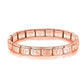 Hapiship Neue Mode Frauen Romantisches Herz 9mm Breite Edelstahl Armband Armreif Mädchen Hochzeit Weihnachtsgeschenk Schmuck G205