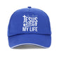 Sommerhut Bedruckte Jesus hat mein Leben gerettet Baseballkappe Ich gehöre Jesus Mützen Herren Baumwolle Christus Religion Christlicher Glaube Hüte