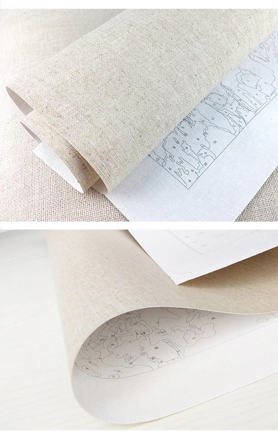 CHENISTORY Rahmenlose Malerei & Kalligraphie Tänzerin DIY Malen nach Zahlen Modernes Wandbild Einzigartiges Geschenk für Heimdekoration 60x75