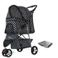 Lightweight Outing Small And Medium-sized Pet Stroller Four Seasons Universal Dog Cat Stroller Foldable Tricycle Cage Pet