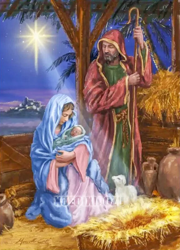 Christ Jesus Diamond Painting Jesus' Redemption Diamond Mosaic Rhinestone Inlaid Cross Stitch Set DIY Home Decoration Gift