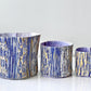 Blue Round Planter