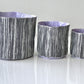Gray Round Planter