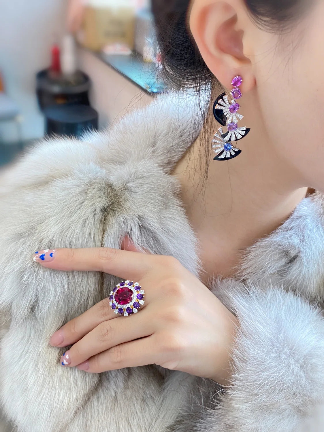 925 Silberring Oval Vintage Echt Rubin Ringe für Frauen Verlobung Edelstein Ehering Edler Schmuck Geschenk