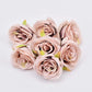 30pcs/7-8cm White Rose Artificial Silk Flower Heads DIY Wedding Home Birthday Party Decoration Wreath Scrapbooking Fake Flowers