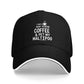Coffee and Maltipoo Print Kids Baseball Cap Youth Sports Comfortable Casual Baseball Hat Adjustable Sandwich Brim All Seasons